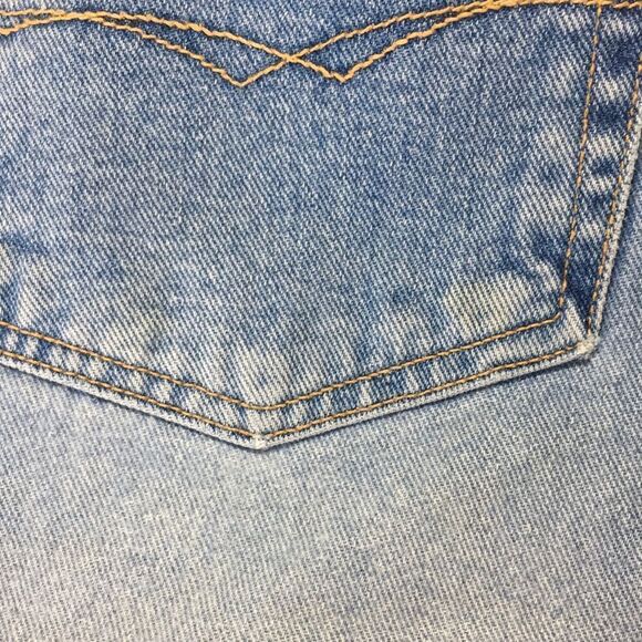 True Grit American Jeans • 28x28 Button Fly Mom Jean Bootcut Light Wash - Picture 10 of 13